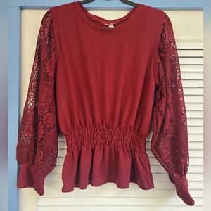 Willow + Root | Crochet Lace Sleeve | Size XL